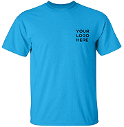 Tailorsmade round neck cotton tshirt with customizable logo dtf print