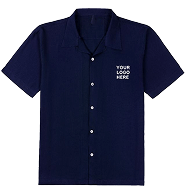 Corporate formal shirt made with Valji shirting fabric and embroidery branding