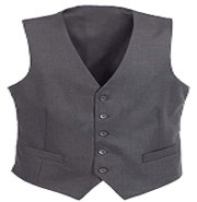 Sleeveless corporate vest coat in poly fabric with embroidery branding